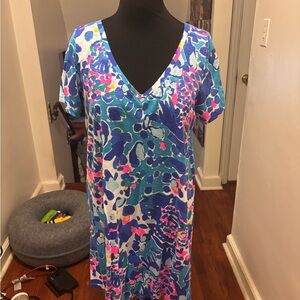 Lilly Pulitzer Multicolor V-Neck Dress